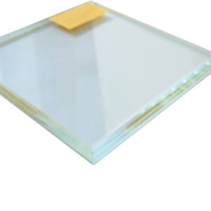 Verre trempé ultra clair de 10mm + PVB clair de 1.14mm + verre trempé ultra clair de 10mm Verre feuilleté à bord poli de 4 côtés - Product Image 1