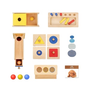 Jouets pour enfants 11-12 apprentissage éducatif activité montessori objet en bois boîte de permanence boîtes d'<span class=keywords><strong>abonnement</strong></span> montessori - Product Image 2