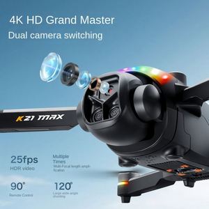 Dron Plegable K21 MAX sin Escobillas con Pantalla, Control Remoto, Cámara 4K, Cámaras Duales, Acrobacias 3D, Evitación de Obstáculos por Infrarrojos y Óptica - Product Image 3