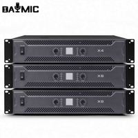 AOSHEN X Serisi 3 Model 10000W 2 Kanal Profesyonel Saf Arka Güç Amplifikatörü Metal Yüksek Güçlü