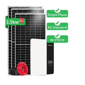 サンライト3.5kWオフグリッドソーラーシステムキャンプ農村地域3kw 5kw 8kw - Product Image 4