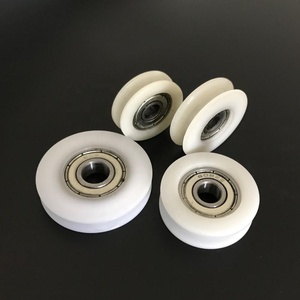 608ZZ 626ZZ 625ZZ Cửa Trượt Cửa Sổ Thang Máy Nhà Để Xe Thuck Trailer Nylon Tráng U Groove Ròng Rọc Nhựa - Product Image 6