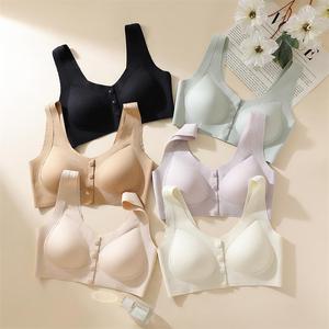 Sujetador deportivo <span class=keywords><strong>de</strong></span> talla grande para <span class=keywords><strong>senos</strong></span> grandes, con cierre frontal, para yoga, con espalda hermosa, para el día a día. - Product Image 2