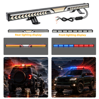 Barre lumineuse LED double face 1008 à défilement et clignotement pour véhicules d'urgence, pick-up et SUV