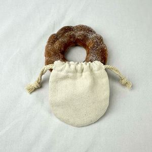 Manufacturer 100% Organic Muslin Cotton Pouch Customized Eco-friendly Dust Bag <b>Mini</b> Cotton <b>Canvas</b> Drawstring Bag - Product Image 3