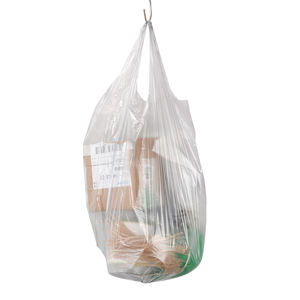 Sacs en plastique de T-shirt des prix bon marché d'usine, sac à provisions - Product Image 5