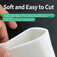 Papel de Fibra Cerámica de Silicato de Aluminio de Alta Calidad, Ignífugo, Aislante Térmico, Resistente a la Corrosión y Retardante de Llama