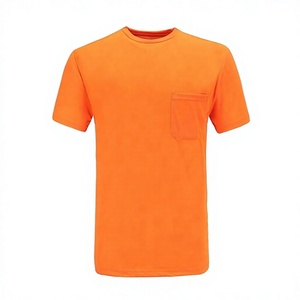 Unisex Construction Hi <b>Vis</b> ANSI Class 2 Safety Logo Short Sleeve Breathable Polyester Safety wear <b>T</b>-<b>Shirts</b> - Product Image 1