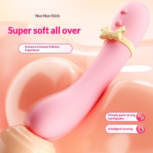 Vibrador de Barra Suave y Ceroso Macki Moon Rabbit con Función de Calentamiento y Silencio, para Masturbación Femenina, Artículos para Adultos - Product Image 1