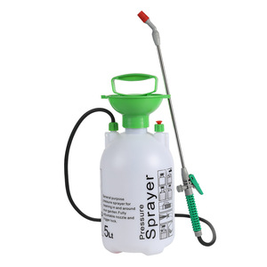 Pulvérisateur manuel à pression 5 L avec pistolet à gâchette pour jardinage domestique vert - Product Image 3