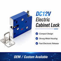 Verrou électronique à solénoïde miniature personnalisé 12V 24V DC à cadre métallique, directement de l'usine, pour casier intelligent et distributeur automatique