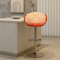 JingYue chaise élégante en résine transparente de luxe personnalisée meubles fabriqués à la main pour espaces commerciaux hôtels salons