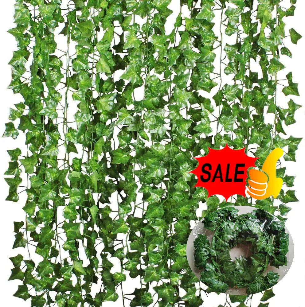 Faux Grape Plants Hanging viti artificiali Greenery Ivy Garland per Wall Garden Office Home Wedding Indoor Outdoor Decoration