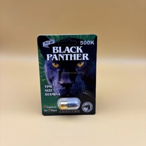 OEM ODM Black Panther Capsule Herbal Nutrient Capsules Adult Men Balanced Plant Blend <b>Supplement</b> Energy Management Digestion - Product Image 4