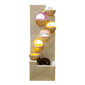 Fontaine d'intérieur en cascade fontaine d'eau fluide créative humidificateur générateur de richesse salon entrée décoration de la maison - Product Image 2