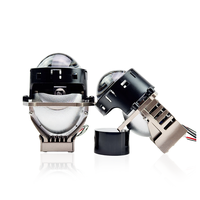 Phares à lentille de projecteur LED Cruze super lumineux de 3,0 pouces, 6000K, intensité haute/basse, 12V, haute luminosité, universels pour voitures