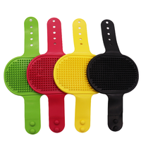 Peigne multifonctionnel en silicone pour animaux de compagnie Brosse de bain pour chiens Gants d'épilation pour chats Table de toilettage des jambes Artifact de démangeaisons
