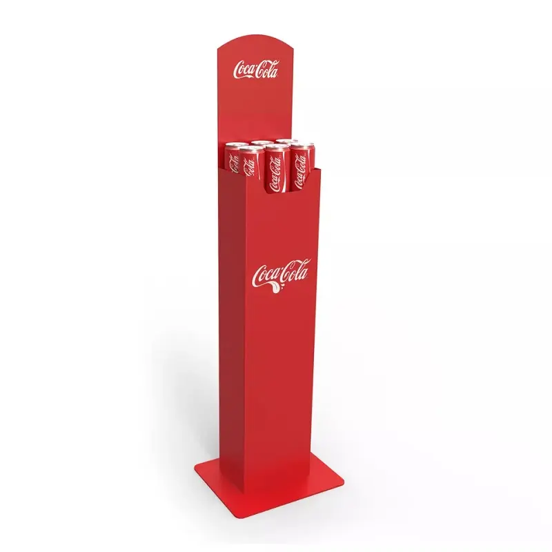 330ml Cans Auto Lift Display Stand Drinks Automatic Lifting Display Shelf Beer Automatic Rising-lowering Display Rack