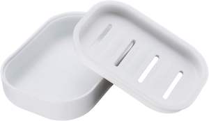 Boîte à savon murale d'approvisionnement d'usine avec support de rangement de vidange Techniques d'injection de salon de salle de bain transfrontalière à un niveau - Product Image 4