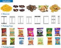 Machine automatique très productive d'emballage de casse-croûte de grain peseuse de granule de mousse de tourbe de sol nutritif organique