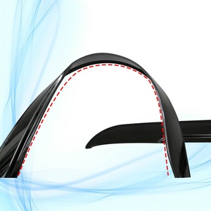 Car Weather Rain shields Windoe Visor Door Visor for Toyota Hilux 2015 - Product Image 1