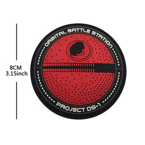 Space Force <span class=keywords><strong>Orbital</strong></span> Battle Station 3D bordado ecológico PVC lentejuelas luminosas para insignia al aire libre moral parche - Product Image 5