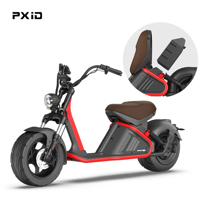 PXID Новый дешевый высокоскоростной 2000 Вт M2 PXID взрослый Чоппер Citycoco электрический мотоцикл