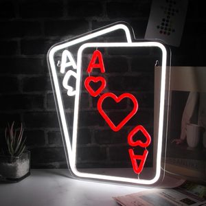 Poker Letreros Neon LED dimmable USB powered ambient <b>light</b> store <b>window</b> decoration <b>light</b> street indicator <b>light</b> landscape <b>light</b> - Product Image 6