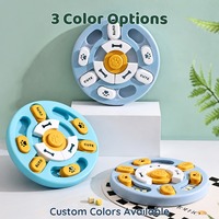Jouet de puzzle pour chien, gamelle distributrice de friandises à couvercle coulissant, pour l'entraînement IQ et le jeu interactif, pour chiens de petite, moyenne et grande taille
