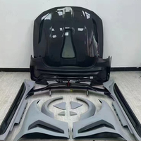 Kit de conversion amélioré pour voiture, kit carrosserie large en fibre de carbone pour BMW M3 G80 M4 G82 2022+, pare-chocs avant et arrière