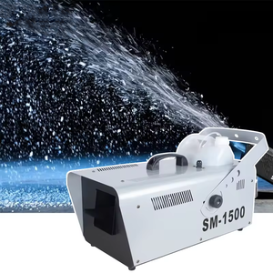Machine à neige artificielle en métal 1500W AC 110-220V / Machine à flocons de neige / Télécommande filaire pour fêtes de Noël et de mariage - Product Image 5