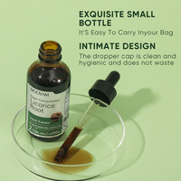 Extrait de racine de réglisse antioxydant éclaircissant hydratant éclaircissant pour la peau Solution d'extrait de réglisse