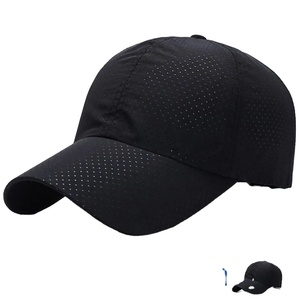 Casquette de baseball ajustable unie à 5 panneaux, respirante et douce, pour homme et femme, best-seller - Product Image 1