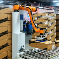 Robot de palettisation avancé AUBO-iS20 à 6 axes, charge utile de 20 kg, portée de 1647 mm, pour la palettisation en entrepôt avec fourche à palettes