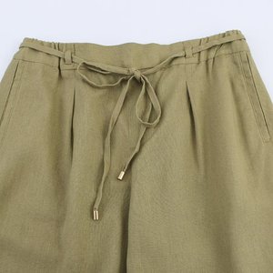 <span class=keywords><strong>Pantaloni</strong></span> a gamba larga in <span class=keywords><strong>lino</strong></span> a vita media MYST&ZA da <span class=keywords><strong>donna</strong></span>, nuovo stile estivo 2025, alla moda, casual e versatili 4745024 - Product Image 3