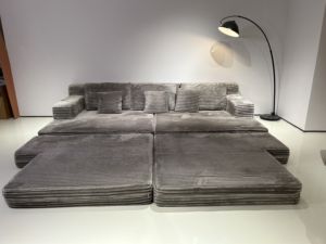 أريكة سرير قابلة للطي بتصميم عصري بسيط، مصنوعة من قماش الكوردروي السميك، مقعد عميق كبير قابل للإزالة والغسل، مناسبة لغرفة المعيشة وغرفة النوم - Product Image 3