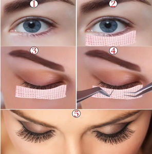 Cinta de pestañas PE, cinta de aislamiento de extensión de pestañas, fácil de rasgar, venta al por mayor, cómoda, fina, no tejida, agradable para la piel - Product Image 6