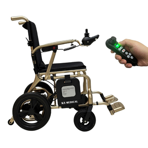 รถเข็นวีลแชร์พกพา KSM-507 ทำจากคาร์บอนไฟเบอร์ น้ำหนักเบา ใช้แบตเตอรี่ 20AH  รถเข็นไฟฟ้า ได้รับมาตรฐาน CE อุปกรณ์ฟื้นฟูสมรรถภาพ - Product Image 1