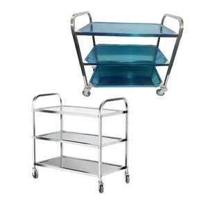 Sunmax รถเข็นสแตนเลสสำหรับเก็บความเย็นการแปรรูปเนื้อสัตว์และการจัดการขยะในโรงพยาบาล - Product Image 1