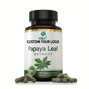 OEM Private Label Suplementos Herbal <span class=keywords><strong>Papaya</strong></span> Folha Cápsulas Boa Qualidade <span class=keywords><strong>Papaya</strong></span> Leaf Extract - Product Image 2