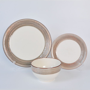 Hot bulk glazed fine bone china and dubai dinnerware set <span class=keywords><strong>restaurant</strong></span> dinnerware - Product Image 3