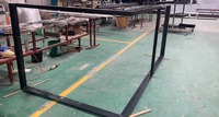 AS2047 TOMA ventana ventanas de vidrio para casas personalizadas arco redondo ECT diferentes formas de la ventana
