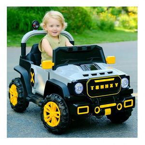 Kids Electric Ride-On 4-Wheel Large Cabin Car Quad 390 Motor 12V7Ah Battery App Panel for Swing USB MP3 <b>Flash</b> <b>Light</b> Durable Safe - Product Image 6