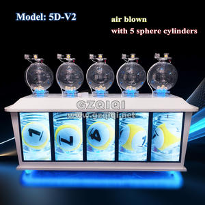 Machine à <span class=keywords><strong>boules</strong></span> de loterie multi-cylindres Standard 5D avec TV pour montrer les <span class=keywords><strong>boules</strong></span> de <span class=keywords><strong>loto</strong></span> avec cylindres sphériques - Product Image 2