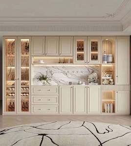 Vitrine de salon en bois, design de salon, meubles de salon, vitrine pour appartements et hôtels, armoire murale de salon - Product Image 3