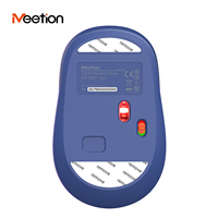 Meetion R571 2.4G Mouse Optik Nirkabel Mini USB 3 DPI Dapat Disesuaikan untuk Komputer Laptop