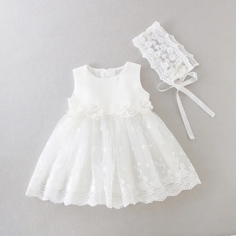 2024 süßer Sommer Prinzessin Peng Peng Hochzeitskleid Kinderkleid Vollmond Bankettkleid