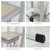 Prix direct usine – Ensemble table et chaise individuels modernes pour étudiants, idéal pour les fabricants de mobilier de salle de classe – Qualité supérieure