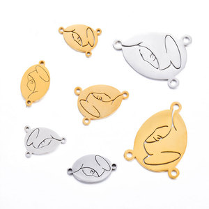 Bijoux personnalisés religieux de luxe en acier inoxydable 316L, pendentifs et breloques pour bracelets, colliers et fabrication de bijoux. - Product Image 3