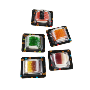 Délicieuses bonbons en forme de sashimi et <span class=keywords><strong>sushi</strong></span>, saveur fruitée, gommes et guimauves moelleuses - Product Image 1